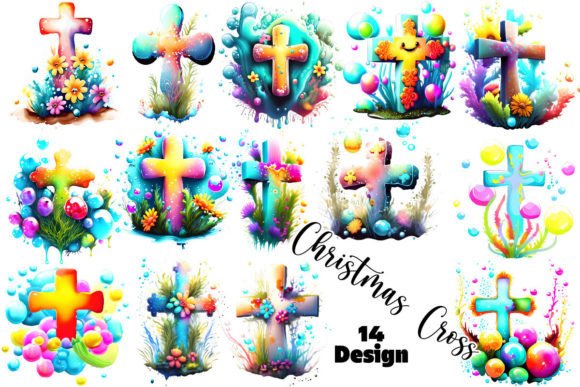Download Christmas Cross Clipart Bundle - Bundle Collection