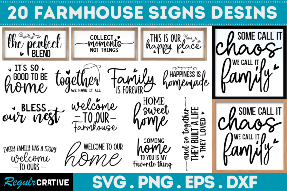 Download Farmhouse Sign SVG Bundle - Bundle Collection