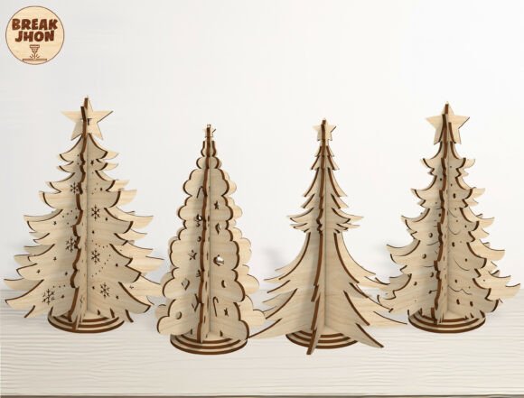Download 3D Christmas Tree SVG Bundle - Bundle Collection